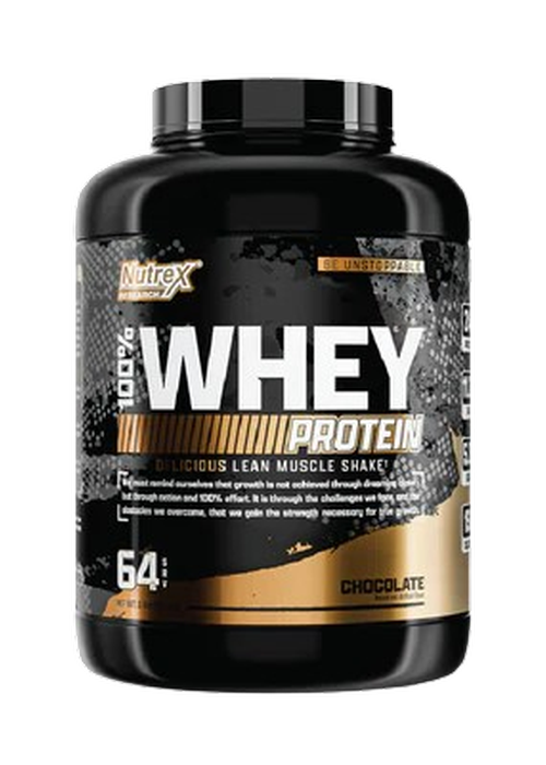 Proteína Nutrex, sabor chocolate, 5 libras - 64 porciones