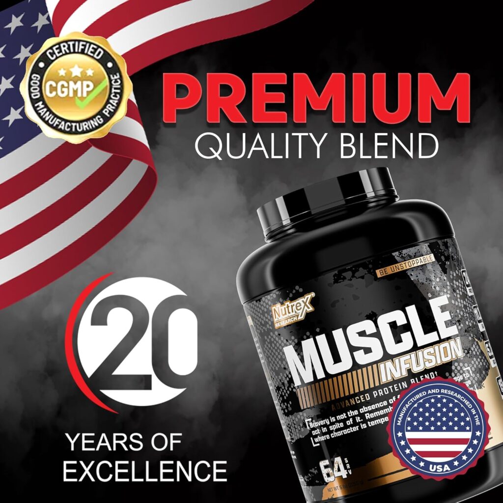 Nutrex Muscle Infusion Whey Protein, Chocolate, 5 lb - 65 porciones, foto 4