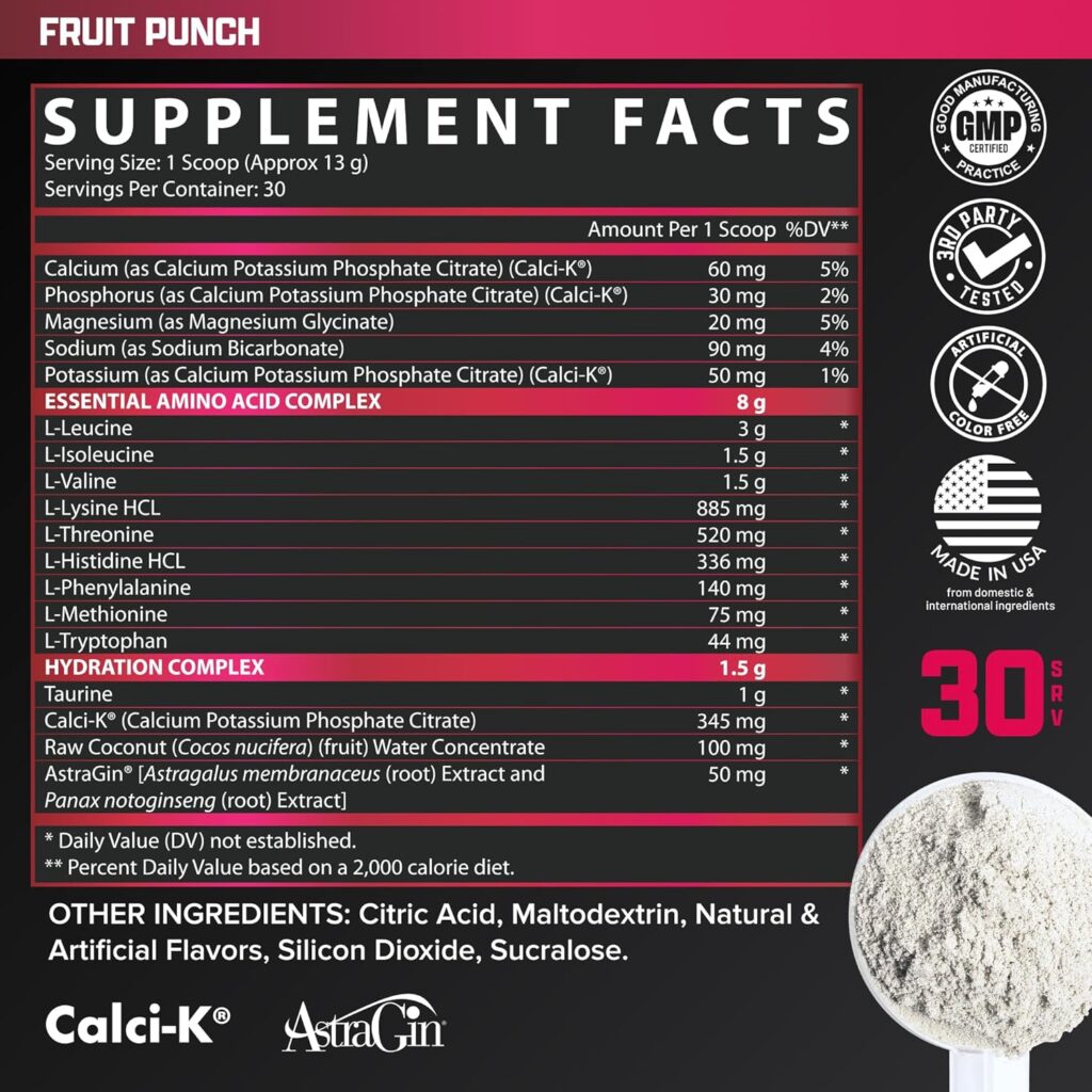 Nutrex EAA Hidratación, Ponche de Frutas, 30 porciones, foto 2